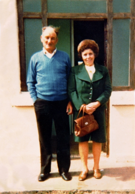 Willie and Annie Coyle on their porch