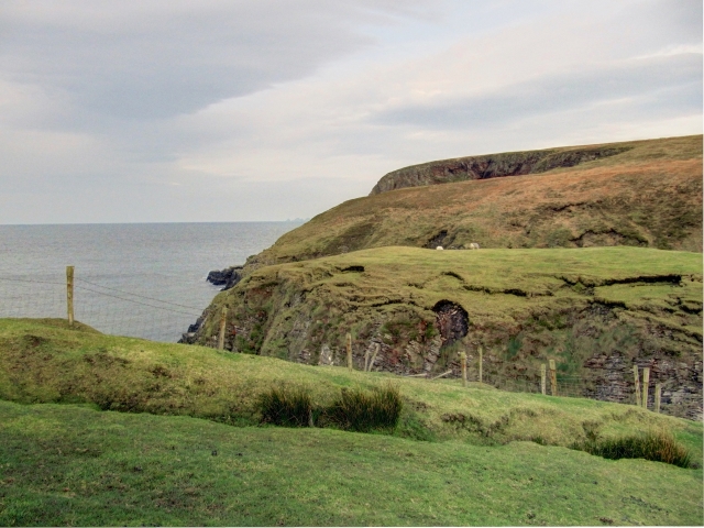 The cliffs off Glenlara.